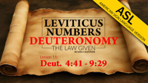 Lesson 11 | Leviticus, Numbers, Deuteronomy