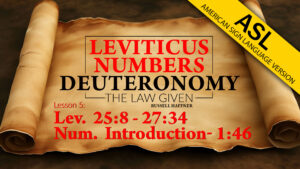 Lesson 5 | Leviticus, Numbers, Deuteronomy