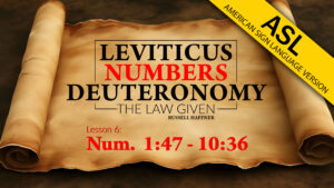 Lesson 6 | Leviticus, Numbers, Deuteronomy