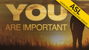 You Are Important