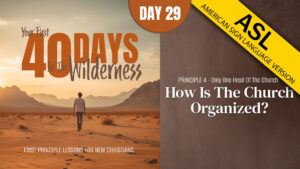 Day 29: How Is the Church Organized? | Your First Forty Days in the Wilderness (ASL)